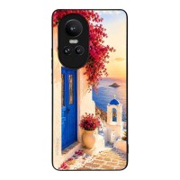 Θήκη SoniqueGreek Island Muse Series για Oppo Reno10 Pro 5G Ηλιοβασίλεμα Σαντορίνης