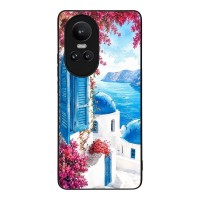 Θήκη SoniqueGreek Island Muse Series για Oppo Reno10 Pro 5G Σαντορινό Γαλάζιο