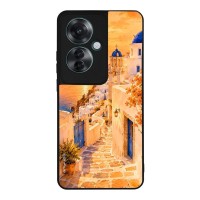 Θήκη SoniqueGreek Island Muse Series για Oppo Reno11 F 5G Ηλιοβασίλεμα στην Οία