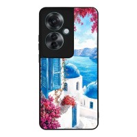 Θήκη SoniqueGreek Island Muse Series για Oppo Reno11 F 5G Σαντορινό Γαλάζιο