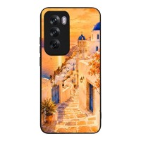 Θήκη SoniqueGreek Island Muse Series για Oppo Reno12 Pro 5G Ηλιοβασίλεμα στην Οία