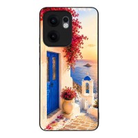 Θήκη SoniqueGreek Island Muse Series για Oppo Reno13 F 5G / Oppo Reno13 FS 5G Ηλιοβασίλεμα Σαντορίνης