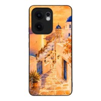 Θήκη SoniqueGreek Island Muse Series για Oppo Reno13 F 5G / Oppo Reno13 FS 5G Ηλιοβασίλεμα στην Οία