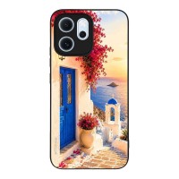 Θήκη SoniqueGreek Island Muse Series για Oppo Reno14 F 5G / Oppo Reno14 FS 5G Ηλιοβασίλεμα Σαντορίνης