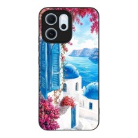 Θήκη SoniqueGreek Island Muse Series για Oppo Reno14 F 5G / Oppo Reno14 FS 5G Σαντορινό Γαλάζιο