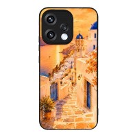 Θήκη SoniqueGreek Island Muse Series για Oppo Reno15 5G Ηλιοβασίλεμα στην Οία
