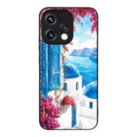 Θήκη SoniqueGreek Island Muse Series για Oppo Reno15 5G Σαντορινό Γαλάζιο
