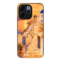 Θήκη SoniqueGreek Island Muse Series για Oppo Reno15 F 5G / Oppo Reno15 FS 5G Ηλιοβασίλεμα στην Οία