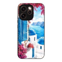 Θήκη SoniqueGreek Island Muse Series για Oppo Reno15 Pro Max Σαντορινό Γαλάζιο