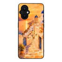 Θήκη SoniqueGreek Island Muse Series για Oppo Reno7 Lite 5G / Oppo Reno8 Lite 5G Ηλιοβασίλεμα στην Οία