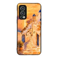 Θήκη Sonique Greek Island Muse  Series για OnePlus Nord 2 5G Ηλιοβασίλεμα στην Οία