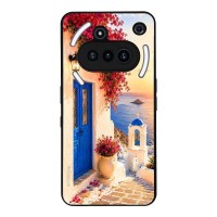 Θήκη Sonique Greek Island Muse Series για Nothing Phone 3a Ηλιοβασίλεμα Σαντορίνης