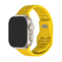 Λουράκι Σιλικόνης ColorWave Sonique για Apple Watch (42/44/45/49MM) Κίτρινο