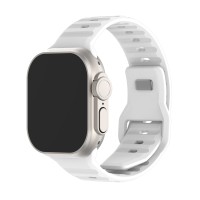 Λουράκι Σιλικόνης ColorWave Sonique για Apple Watch (42/44/45/49MM) Λευκό