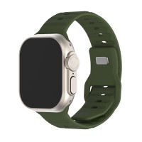 Λουράκι Σιλικόνης ColorWave Sonique για Apple Watch (42/44/45/49MM) Πράσινο Σκούρο