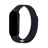 Λουράκι Stainless Steel Milanese Slim Sonique για Xiaomi Xiaomi Mi Band 8 / Smart Band 9 / Smart Band 10 Μπλε Γκρι
