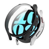 Θήκη Προστασία PC + Tempered Glass Sonique για Samsung Galaxy Watch 6 44mm Μαύρο