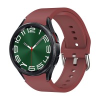 Λουράκι Σιλικόνης Soft Band Sonique για Samsung Galaxy Watch 4/5/6/7/FE Μπορντό