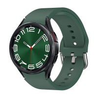 Λουράκι Σιλικόνης Soft Band Sonique για Samsung Galaxy Watch 4/5/6/7/FE Πράσινο Σκούρο