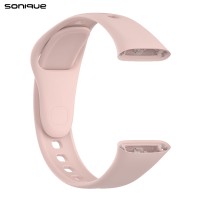 Λουράκι Σιλικόνης Sonique Color για Xiaomi Redmi Watch 3 Ροζ