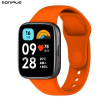 Λουράκι Σιλικόνης Sonique Color για Xiaomi Redmi Watch 3 Active Πορτοκαλί