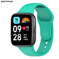 Λουράκι Σιλικόνης Sonique Color για Xiaomi Redmi Watch 3 Active Βεραμάν