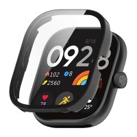 Θήκη Προστασία PC + Tempered Glass Sonique για Xiaomi Redmi Watch 4 Μαύρο