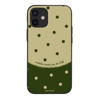 Θήκη Sonique Delulu Polka Era Series για Apple iPhone 12 mini Delulu Matcha
