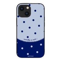 Θήκη Sonique Delulu Polka Era Series για Apple iPhone 13 Mini Blue Mentally
