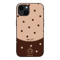 Θήκη Sonique Delulu Polka Era Series για Apple iPhone 14 Coffee First