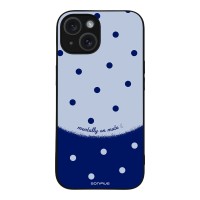 Θήκη Sonique Delulu Polka Era Series για Apple iPhone 15 Blue Mentally