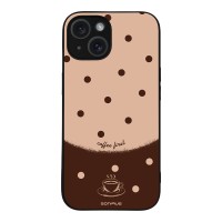 Θήκη Sonique Delulu Polka Era Series για Apple iPhone 15 Coffee First