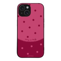 Θήκη Sonique Delulu Polka Era Series για Apple iPhone 15 Top Cherry