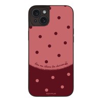 Θήκη Sonique Delulu Polka Era Series για Apple iPhone 15 Plus Blame Cherries