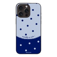 Θήκη Sonique Delulu Polka Era Series για Apple iPhone 15 Pro Max Blue Mentally