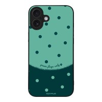 Θήκη Sonique Delulu Polka Era Series για Apple iPhone 16 Plus Green Flags
