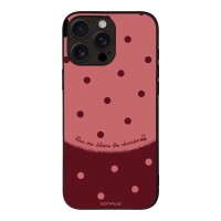 Θήκη Sonique Delulu Polka Era Series για Apple iPhone 16 Pro Max Blame Cherries