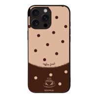 Θήκη Sonique Delulu Polka Era Series για Apple iPhone 16 Pro Max Coffee First