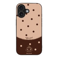 Θήκη Sonique Delulu Polka Era Series για Apple iPhone 17 Coffee First