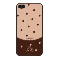 Θήκη Sonique Delulu Polka Era Series για Apple iPhone 7 Plus / iPhone 8 Plus Coffee First