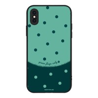 Θήκη Sonique Delulu Polka Era Series για Apple iPhone X / iPhone XS Green Flags