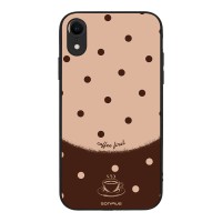 Θήκη Sonique Delulu Polka Era Series για Apple iPhone XR Coffee First