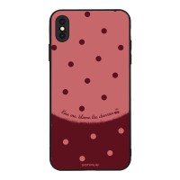 Θήκη Sonique Delulu Polka Era Series για Apple iPhone XS MAX Blame Cherries
