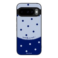 Θήκη Sonique Delulu Polka Era Series για Google Pixel 10 5G / Pixel 10 Pro 5G Blue Mentally
