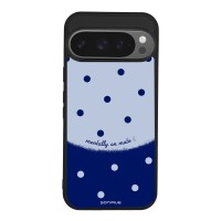 Θήκη Sonique Delulu Polka Era Series για Google Pixel 9 Pro 5G Blue Mentally
