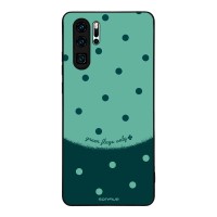 Θήκη Sonique Delulu Polka Era Series για Huawei P30 Pro Green Flags
