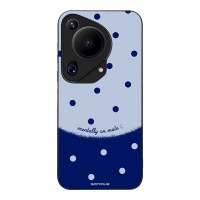 Θήκη Sonique Delulu Polka Era Series για Huawei Pura 70 Ultra Blue Mentally