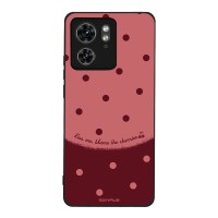 Θήκη Sonique Delulu Polka Era Series για Motorola Edge 40 5G Blame Cherries