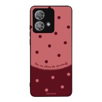 Θήκη Sonique Delulu Polka Era Series για Motorola Edge 40 Neo 5G Blame Cherries