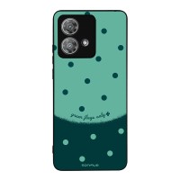 Θήκη Sonique Delulu Polka Era Series για Motorola Edge 40 Neo 5G Green Flags